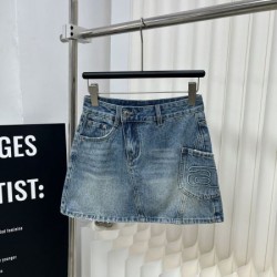 2024SS デニムスカート ALEXANDER WANG アレキサンダーワン 大人気お得安い