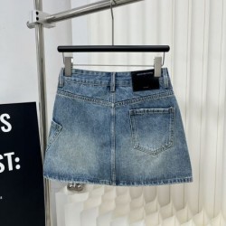 2024SS デニムスカート ALEXANDER WANG アレキサンダーワン 大人気お得安い