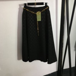 2024SS ロングスカート GUCCI グッチ おしゃれ上級者の印象がある