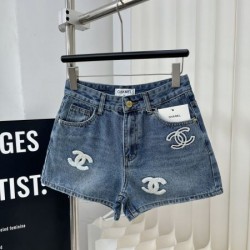 2024SS デニムパンツ CHANEL シャネル 春夏の爽やかなスタイル