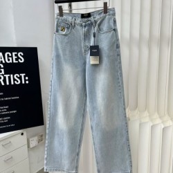 2024SS ストレートジーンズ FENDI フェンデイ 新作春夏らしさをプラス