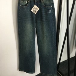 2024SS ストレートジーンズ LOEWE ロエベ シーズンの流行にチェック