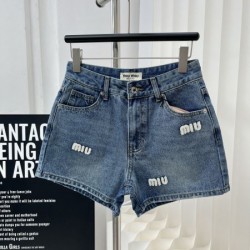 2024SS デニムパンツ MIU MIU ミュウミュウ お得人気セール