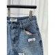 2024SS デニムパンツ MIU MIU ミュウミュウ お得人気セール 2024SS デニムパンツ MIU MIU ミュウミュウ お得人気セール