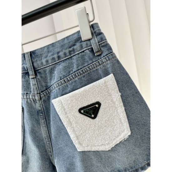 2024SS デニムパンツ PRADA プラダ カジュアルな雰囲気があり