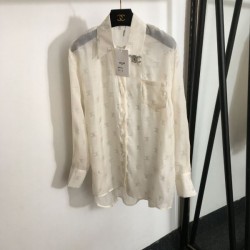 2024SS 長袖シャツ CELINE セリーヌ きれいめな印象で着こなし