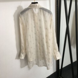 2024SS 長袖シャツ CELINE セリーヌ きれいめな印象で着こなし