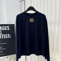 2024SS 長袖Tシャツ MIU MIU ミュウミュウ 女性らしい!人気