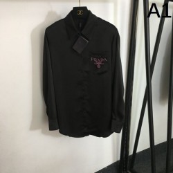 2024SS 長袖シャツ PRADA プラダ 着こなしが簡単につくれる
