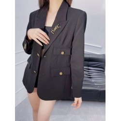 2024SS コート YSL イヴ サンローラン 大人気オリジナル
