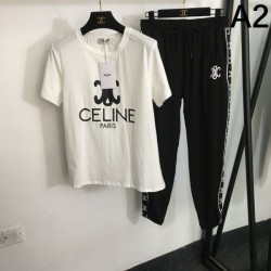 2024SS 上下セット CELINE セリーヌ 今っぽいスタイルに決まる