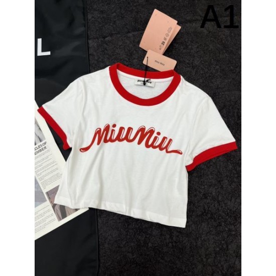 2024SS 半袖Tシャツ MIU MIU ミュウミュウ 激安最強セール