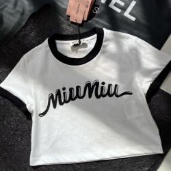 2024SS 半袖Tシャツ MIU MIU ミュウミュウ 激安最強セール
