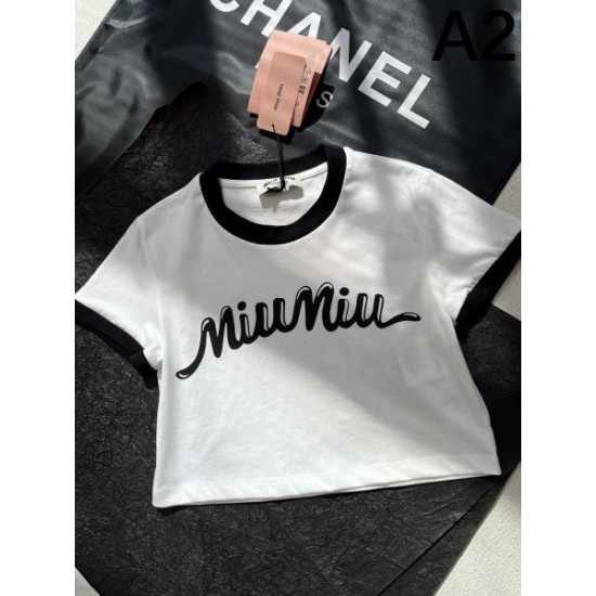 2024SS 半袖Tシャツ MIU MIU ミュウミュウ 激安最強セール