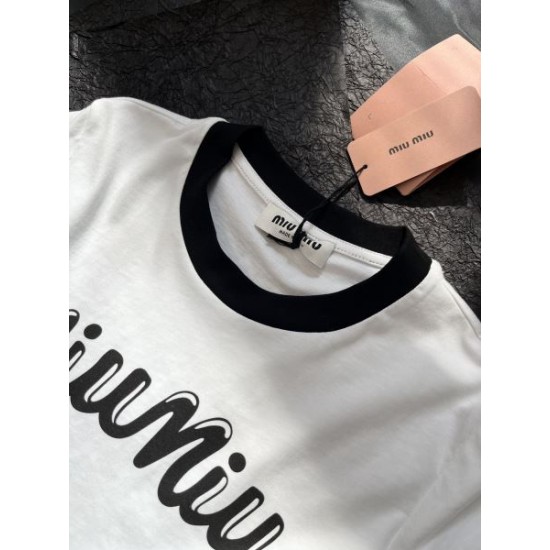 2024SS 半袖Tシャツ MIU MIU ミュウミュウ 激安最強セール