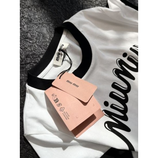 2024SS 半袖Tシャツ MIU MIU ミュウミュウ 激安最強セール