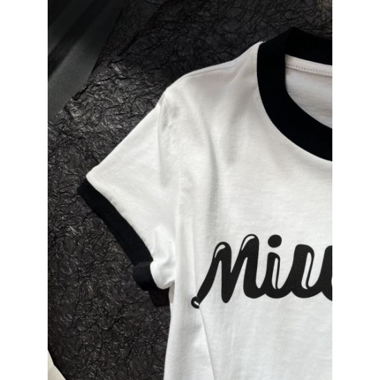 2024SS 半袖Tシャツ MIU MIU ミュウミュウ 激安最強セール