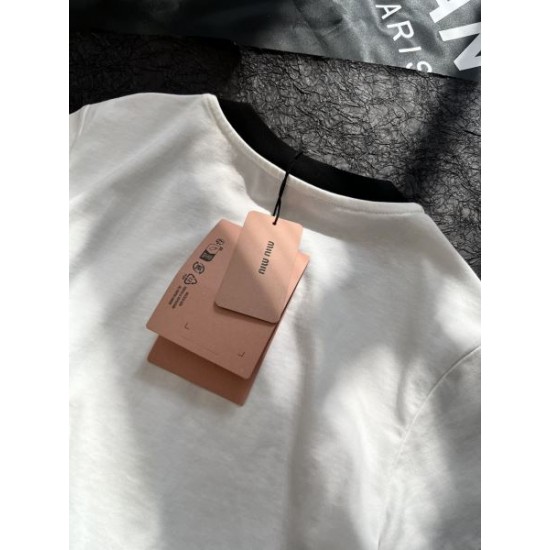 2024SS 半袖Tシャツ MIU MIU ミュウミュウ 激安最強セール