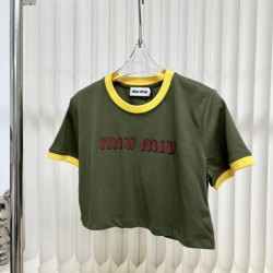 2024SS 半袖Tシャツ MIU MIU ミュウミュウ 斬新なスタイル