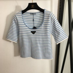 2024SS 半袖ニット PRADA プラダ 今すぐ買えちゃう！新着