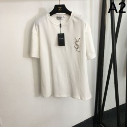 2024SS 半袖Tシャツ YSL イヴ サンローラン 高級感が溢れた