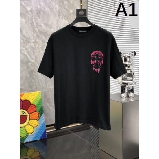 2024SS 今年夏季1番 CHROME HEARTS クロムハーツ 半袖Tシャツ 2024SS 今年夏季1番 CHROME HEARTS クロムハーツ 半袖Tシャツ