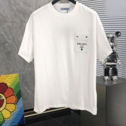 2024SS 著名人やセレブも愛用する PRADA プラダ 半袖Tシャツ