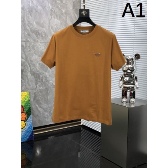 2024SS 続々とお目見える夏季新作 PRADA プラダ 半袖Tシャツ 2024SS 続々とお目見える夏季新作 PRADA プラダ 半袖Tシャツ