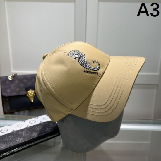 2024SS 帽子 HERMES エルメス レトロな雰囲気が漂う