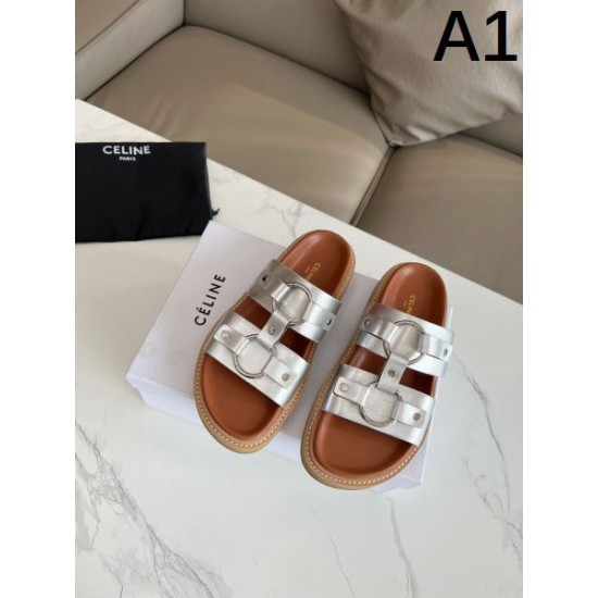 2024SS 今年の最旬トレンドになる CELINE セリーヌ レディーススリッパ 2024SS 今年の最旬トレンドになる CELINE セリーヌ レディーススリッパ