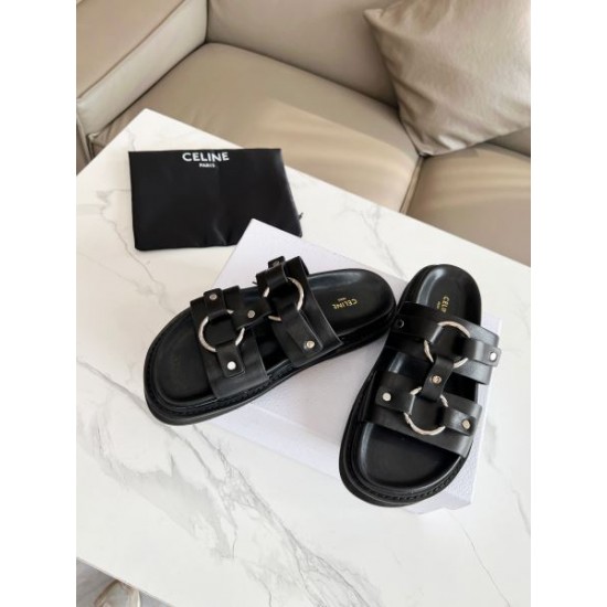 2024SS 今年の最旬トレンドになる CELINE セリーヌ レディーススリッパ 2024SS 今年の最旬トレンドになる CELINE セリーヌ レディーススリッパ