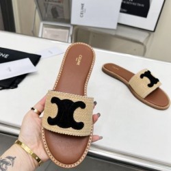 2024SS セレブも夢中ブランド新作 CELINE セリーヌ レディーススリッパ