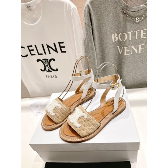2024SS 雑誌掲載も多数注目の新作 CELINE セリーヌ レディースサンダル 2024SS 雑誌掲載も多数注目の新作 CELINE セリーヌ レディースサンダル