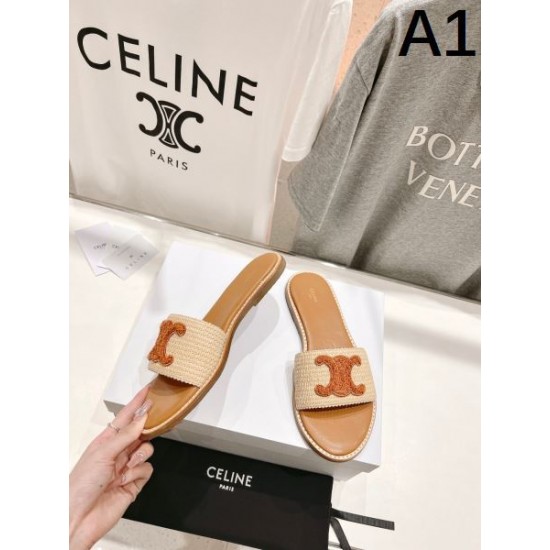 2024SS 昨年も人気のアイテム新品 CELINE セリーヌ レディーススリッパ 2024SS 昨年も人気のアイテム新品 CELINE セリーヌ レディーススリッパ