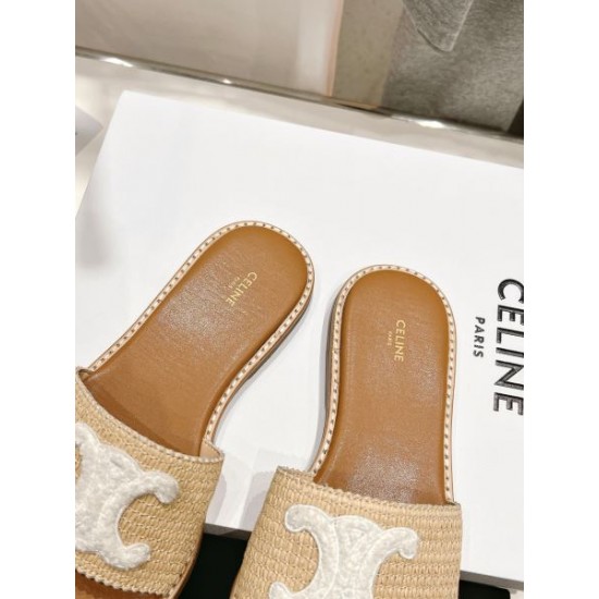 2024SS 昨年も人気のアイテム新品 CELINE セリーヌ レディーススリッパ 2024SS 昨年も人気のアイテム新品 CELINE セリーヌ レディーススリッパ