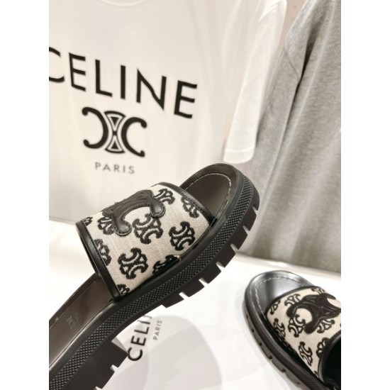 2024SS 夏の最旬スタイルを楽しい CELINE セリーヌ レディーススリッパ