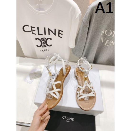 2024SS 新作エレガントに着こなす CELINE セリーヌ レディースサンダル 2024SS 新作エレガントに着こなす CELINE セリーヌ レディースサンダル