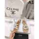 2024SS 新作エレガントに着こなす CELINE セリーヌ レディースサンダル 2024SS 新作エレガントに着こなす CELINE セリーヌ レディースサンダル