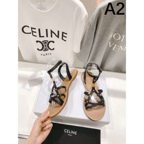2024SS 新作エレガントに着こなす CELINE セリーヌ レディースサンダル 2024SS 新作エレガントに着こなす CELINE セリーヌ レディースサンダル