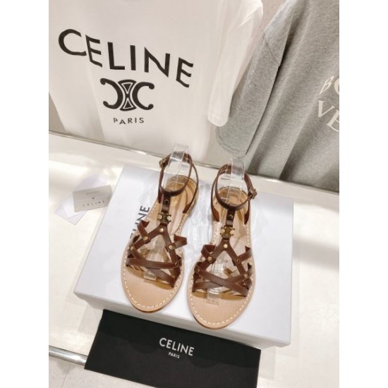 2024SS 新作エレガントに着こなす CELINE セリーヌ レディースサンダル 2024SS 新作エレガントに着こなす CELINE セリーヌ レディースサンダル