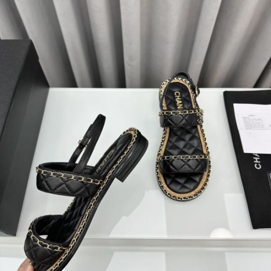 2024SS 大人っぽいスタイルが完成 CHANEL シャネル レディースサンダル 2024SS 大人っぽいスタイルが完成 CHANEL シャネル レディースサンダル