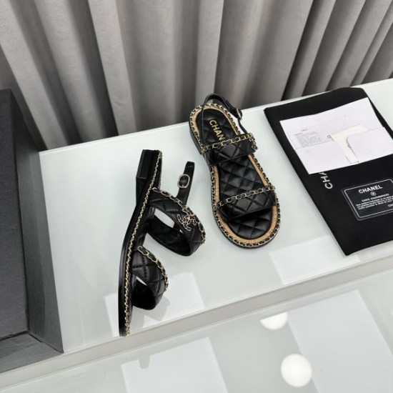 2024SS 大人っぽいスタイルが完成 CHANEL シャネル レディースサンダル 2024SS 大人っぽいスタイルが完成 CHANEL シャネル レディースサンダル