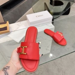 2024SS カジュアルなのに高感度が高く CHLOE クロエ レディーススリッパ