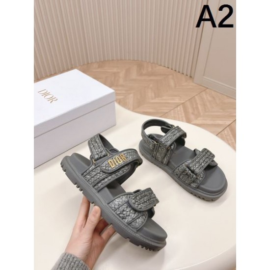 2024SS 春夏欠かせない定番アイテム DIOR ディオール レディースサンダル 2024SS 春夏欠かせない定番アイテム DIOR ディオール レディースサンダル