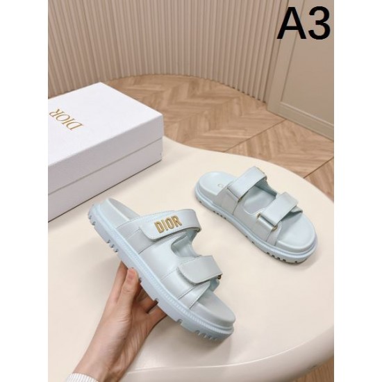 2024SS 使えて可愛いデザイン夏新品 DIOR ディオール レディーススリッパ 2024SS 使えて可愛いデザイン夏新品 DIOR ディオール レディーススリッパ