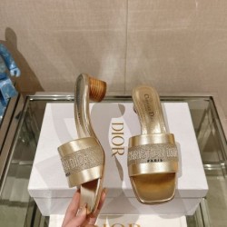2024SS 素材感を引き出せるアイテム DIOR ディオール レディーススリッパ