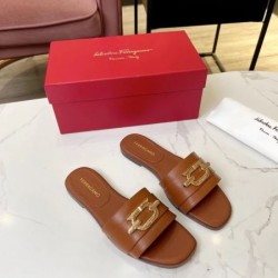 2024SS 完売前に FERRAGAMO サルヴァトーレ フェラガモ レディーススリッパ