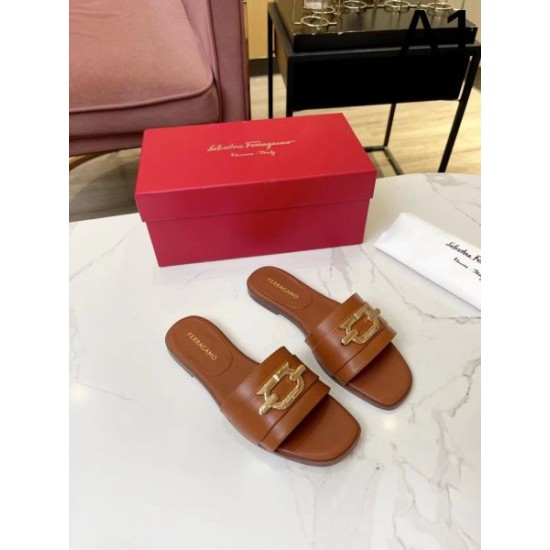 2024SS 完売前に FERRAGAMO サルヴァトーレ フェラガモ レディーススリッパ