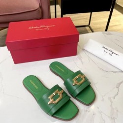 2024SS 完売前に FERRAGAMO サルヴァトーレ フェラガモ レディーススリッパ