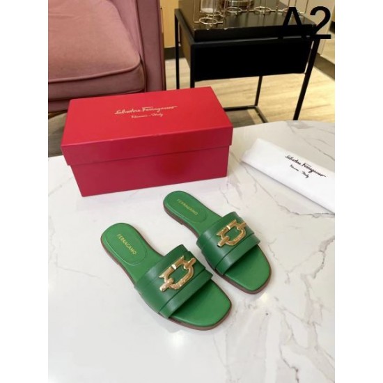 2024SS 完売前に FERRAGAMO サルヴァトーレ フェラガモ レディーススリッパ